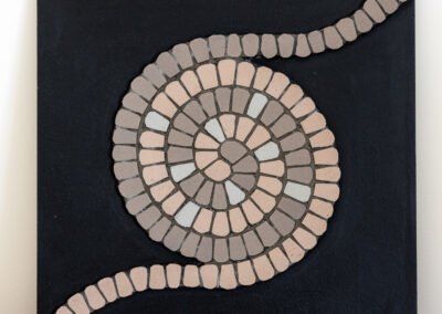 Spirale de nuit (grès cérame)